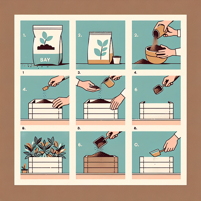 filling modular panels with potting mix