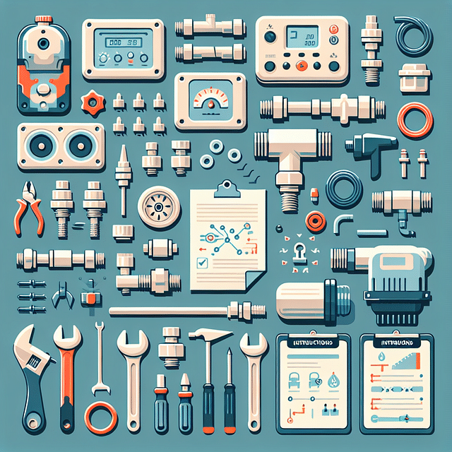 tools and materials for installing automated watering system
