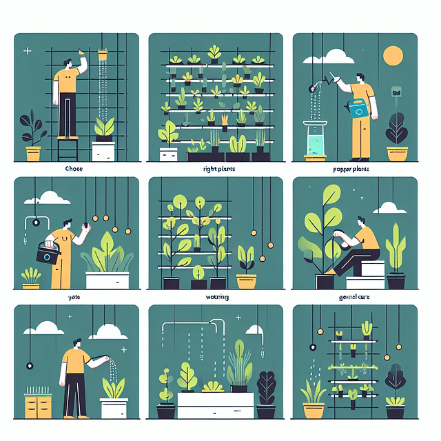 maintaining a vertical garden