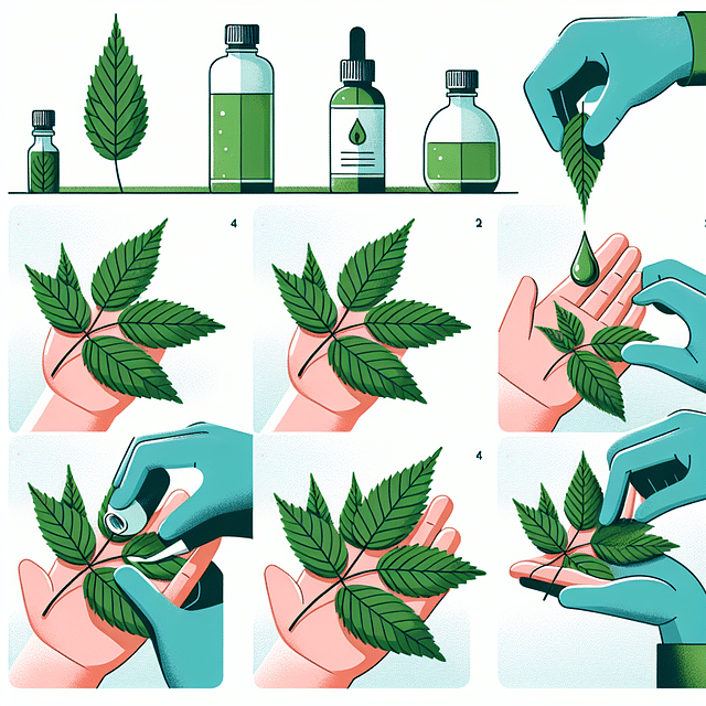 application of neem oil on the underside of garden leaves