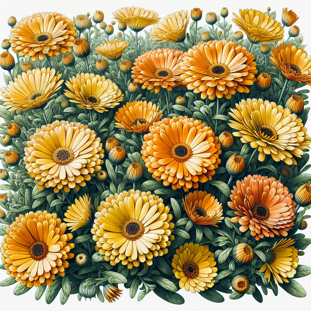 Calendula edible flowers