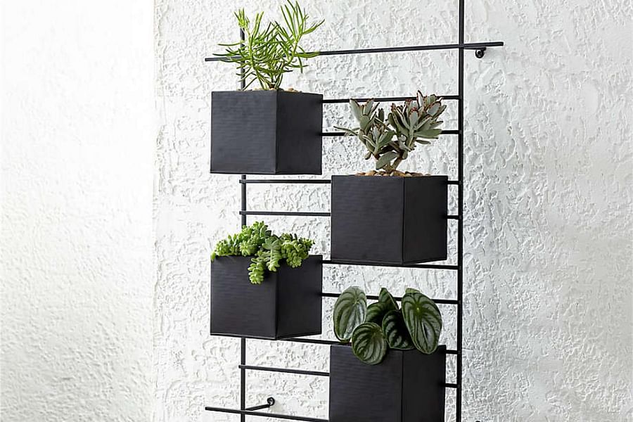 metal vertical garden structure