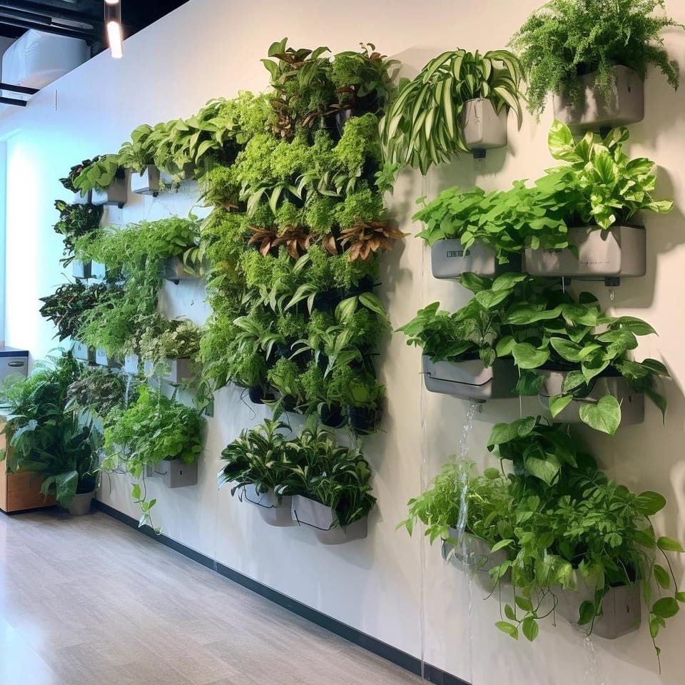 Efficient Vertical Garden Irrigation Methods for a Healthy Indoor Garden