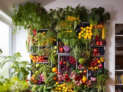 Fruits and Vegetables You Didn't Know You Could Grow in an Indoor Vertical Garden