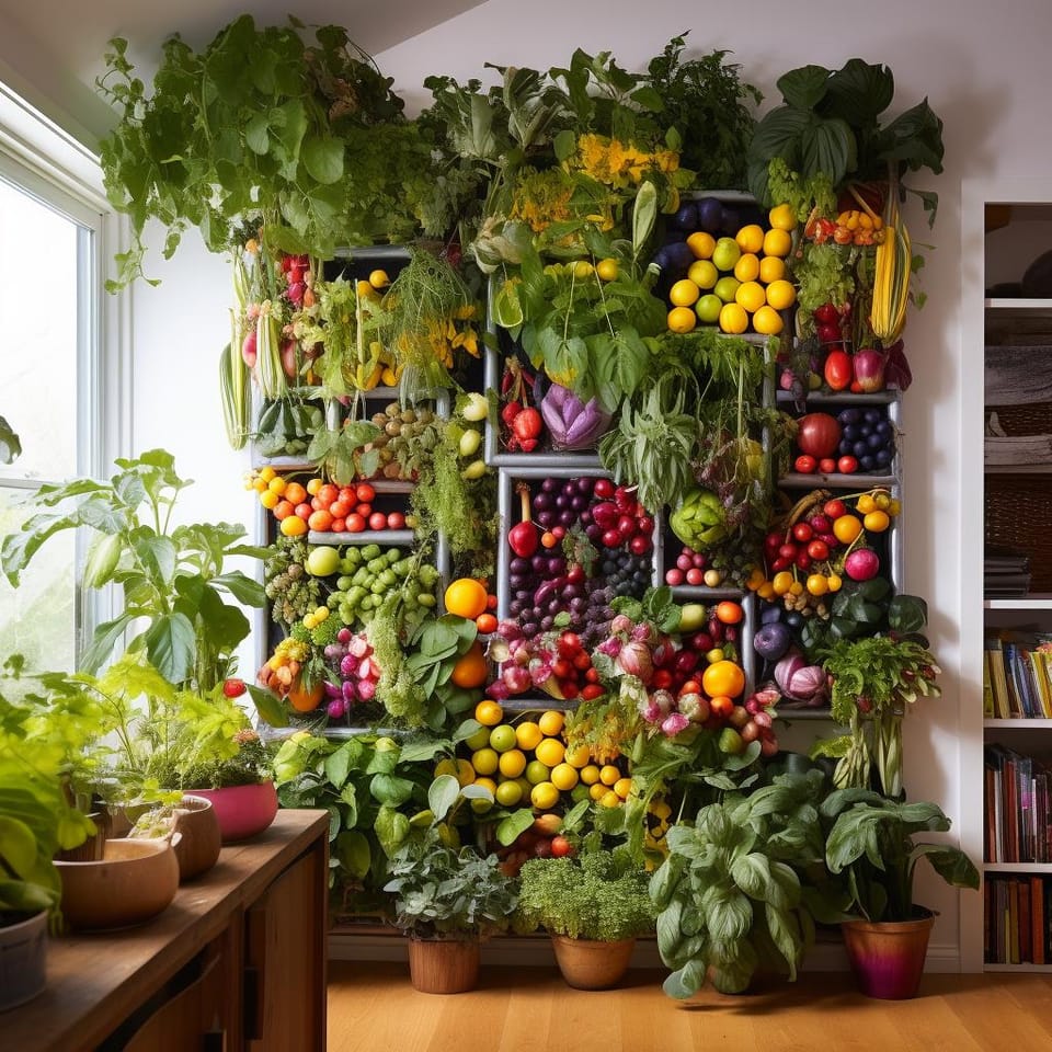 Fruits and Vegetables You Didn't Know You Could Grow in an Indoor Vertical Garden