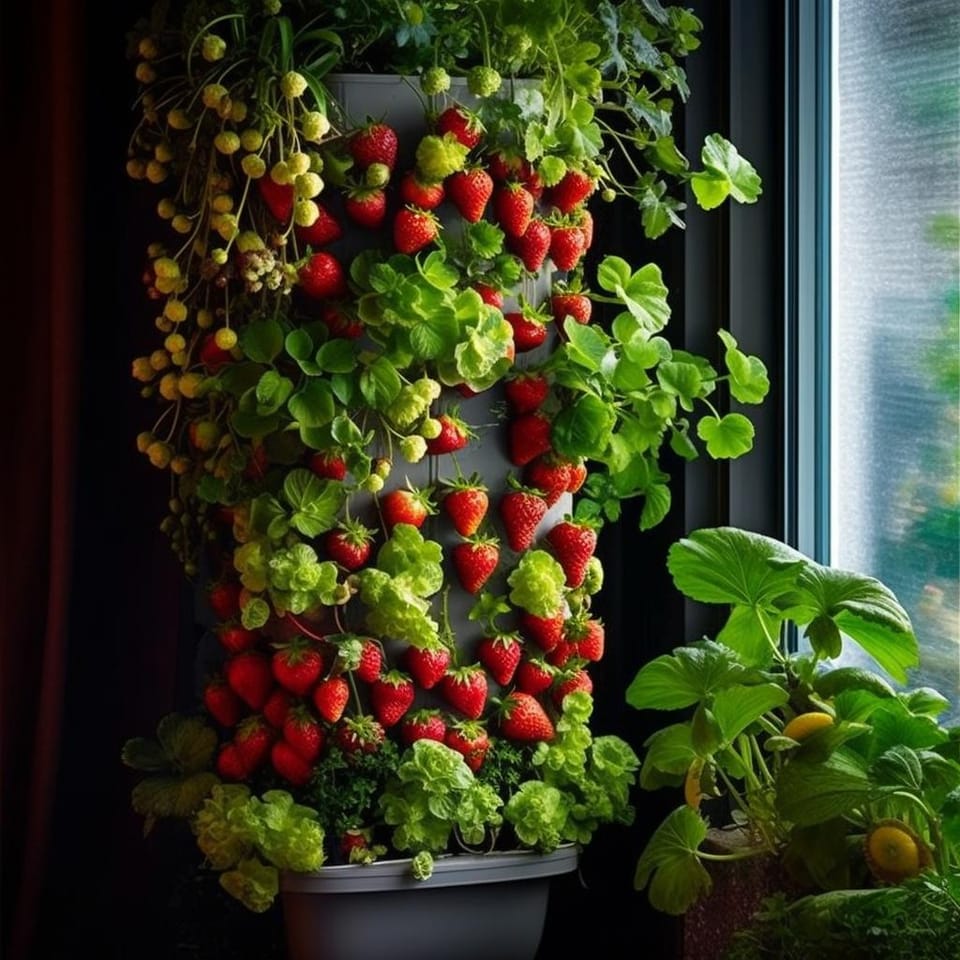 How to Grow Strawberries Vertically: Tips for a Bountiful Indoor Harvest