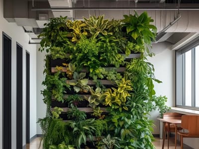 Indoor Vertical Garden Benefits: Improving Air Quality and Mental Well-being