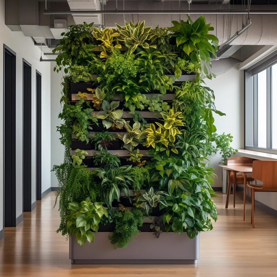 Indoor Vertical Garden Benefits: Improving Air Quality and Mental Well-being