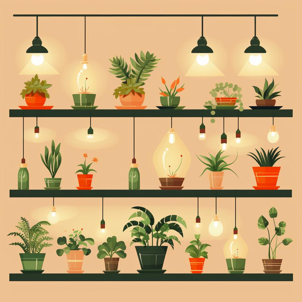 Different types of indoor garden lights