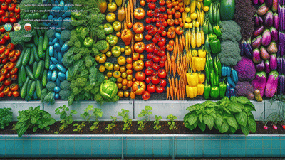 Taste the Rainbow: Growing an Array of Colorful Vegetables in Your Vertical Garden