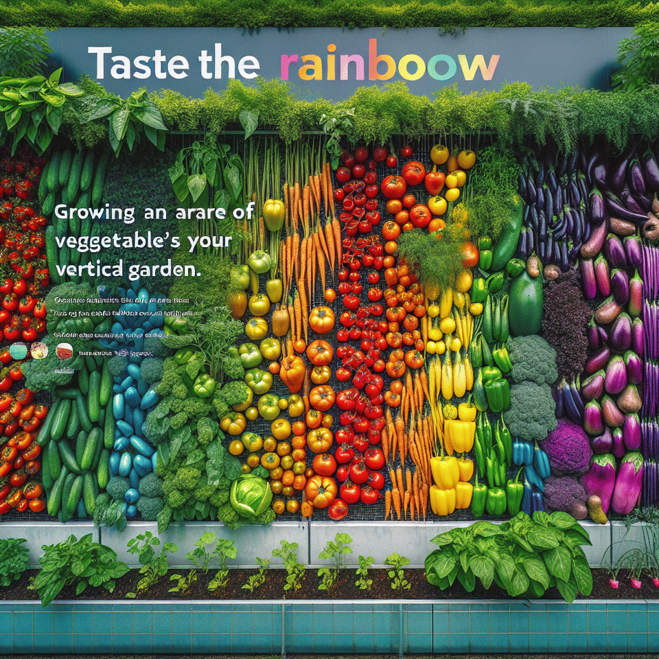 Taste the Rainbow: Growing an Array of Colorful Vegetables in Your Vertical Garden