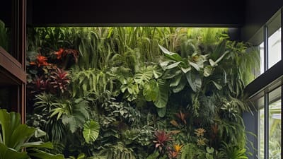 Turn Your Home into a Tropical Paradise with Indoor Living Wall Plants