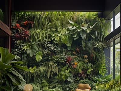 Turn Your Home into a Tropical Paradise with Indoor Living Wall Plants