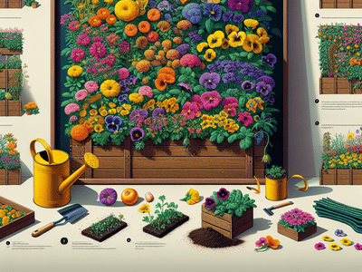 Vertical Garden Feasts: How to Cultivate a Bounty of Edible Flowers Indoors