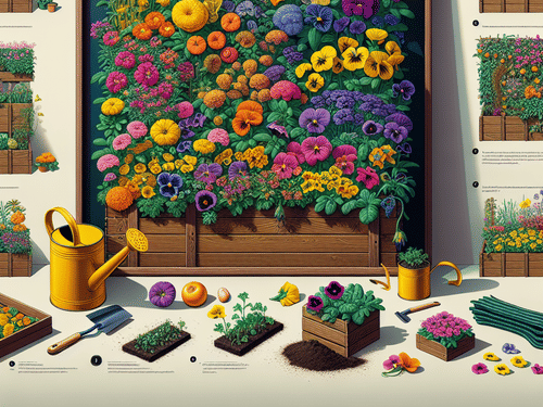 Vertical Garden Feasts: How to Cultivate a Bounty of Edible Flowers Indoors