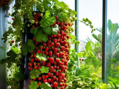 Why Growing Fruits Vertically Indoors is a Game-Changer: The Case for Strawberries, Cucumbers, and Tomatoes